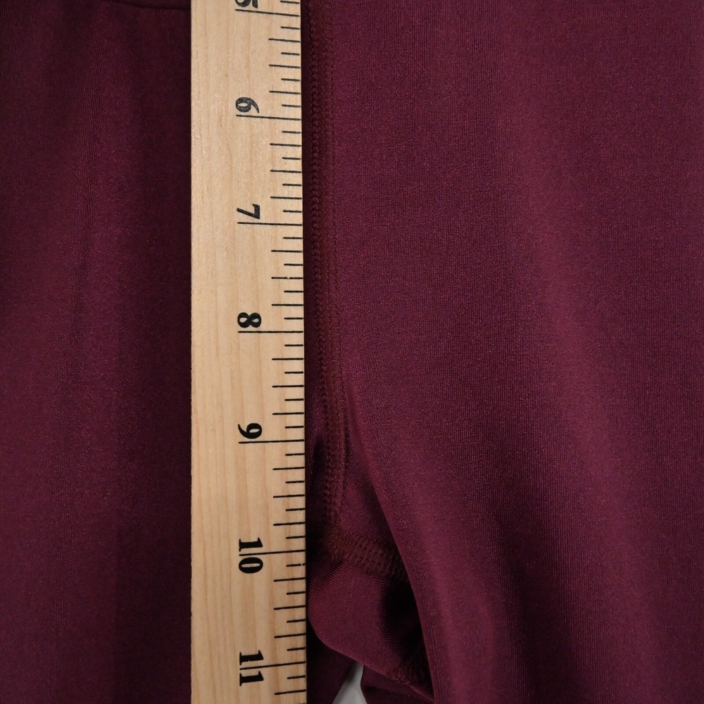 Maaji Vienna Balcony Dazeful Leggings Womens Size M Burgundy Activewear Yoga Gym - Picture 4 of 12